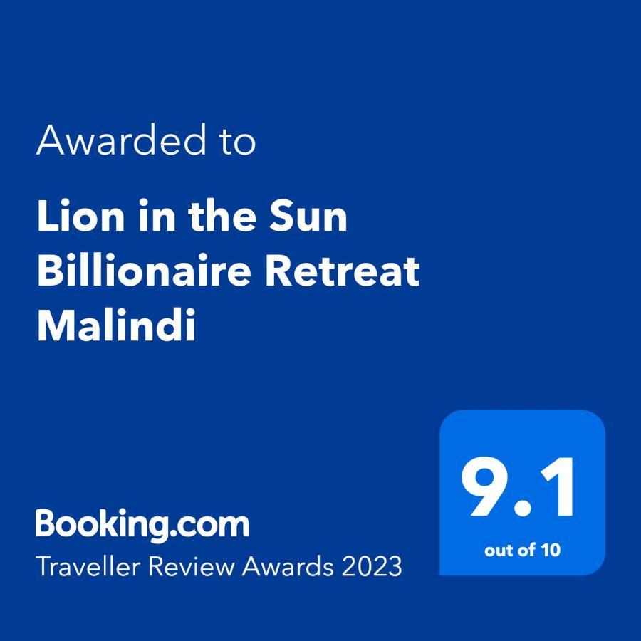 Hotel Lion In The Sun Billionaire Retreat Malindi Exterior foto